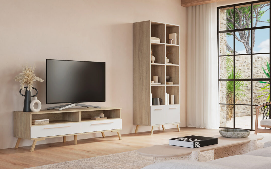 Muebles modulares para hogares modernos