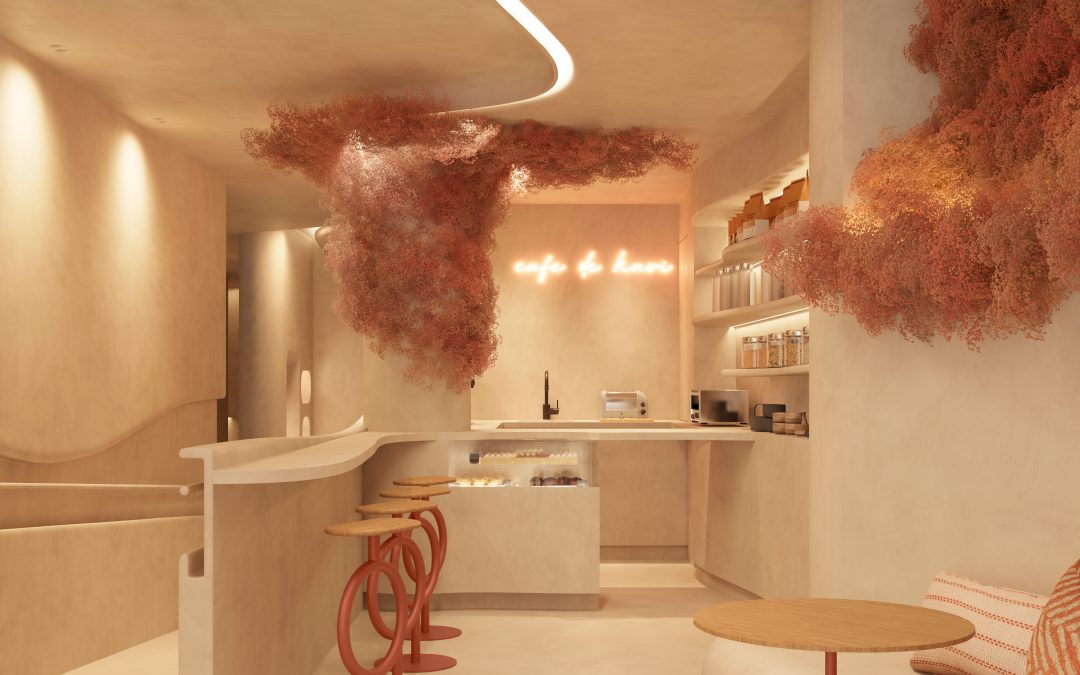 Un estudio de yoga en la ciudad